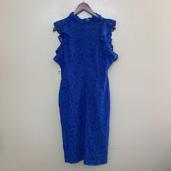 Alexia Admor Kendall Lace Cap Sleeve Sheath Dress - Picture 2 of 10